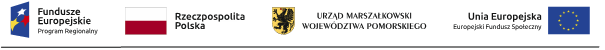 zestaw logotypów dotyczących dofinansowania ze środków unijnych naszej działalności