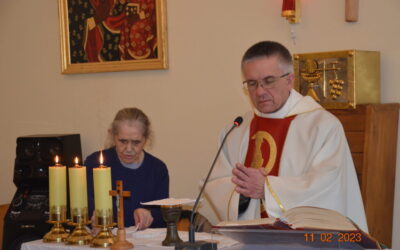 ” Czyń dobro cierpiącym”                                                                                                                                  Światowy Dzień Chorego w Naszym Domu.