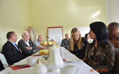 Goście z Domu Pomocy Społecznej w Strzebielinku